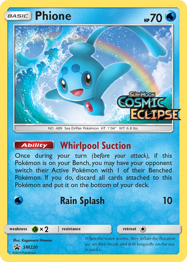 Phione (Prerelease) [Staff] - SM220 (SM:PR) Promo - Near Mint Holofoil