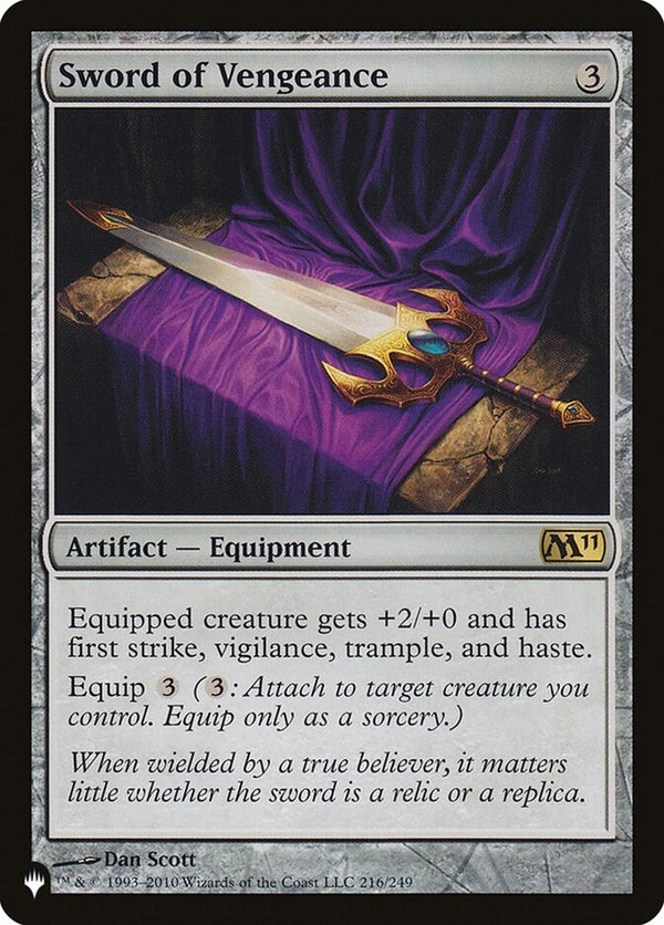 Sword of Vengeance (M11-R-LIST)