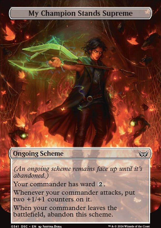 My Champion Stands Supreme [#0341 Scheme] (DSC-C-FOIL)
