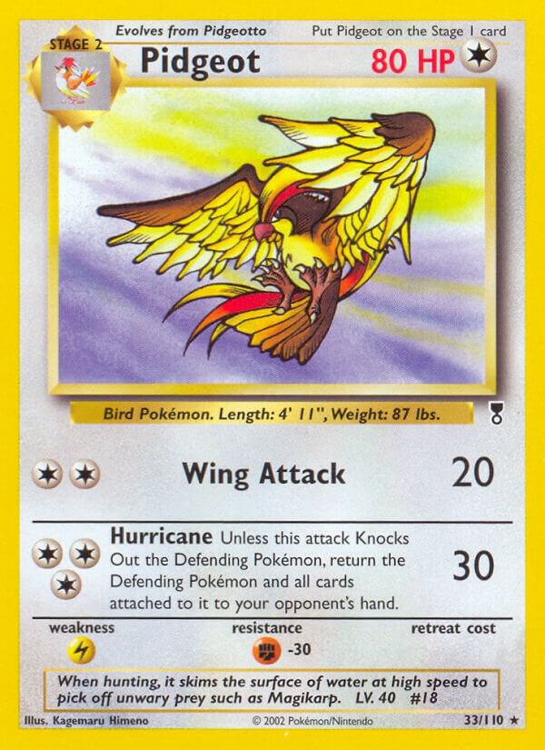 Pidgeot  - 33/110 (LC) Rare - Near Mint Normal