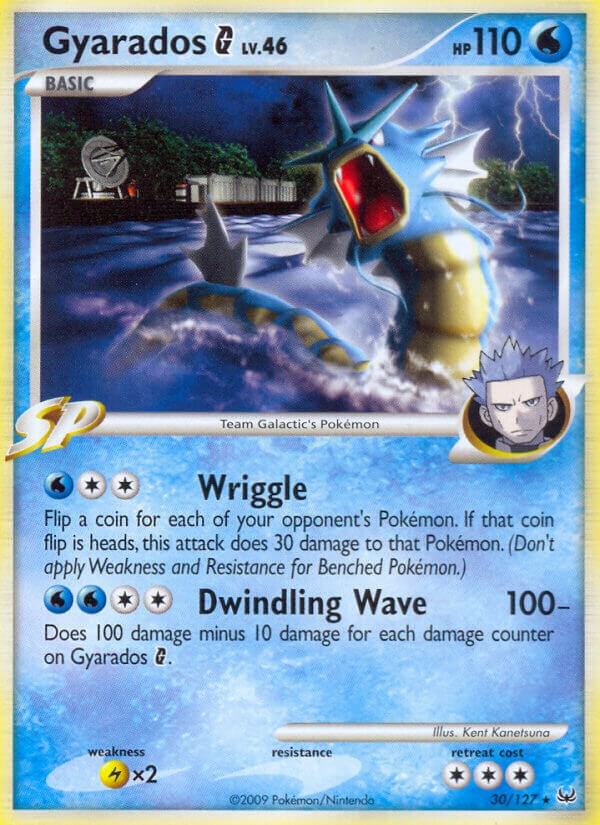 Gyarados - 030/127 (PL) Rare - Heavy Play Reverse Holofoil