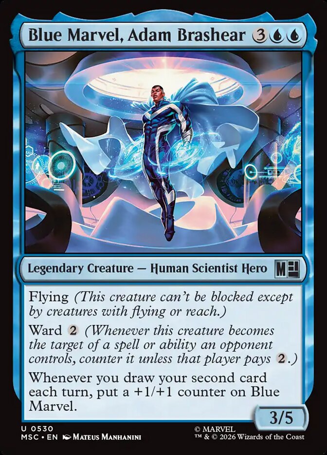 Blue Marvel, Adam Brashear [ #0530 ] (MSC-U)