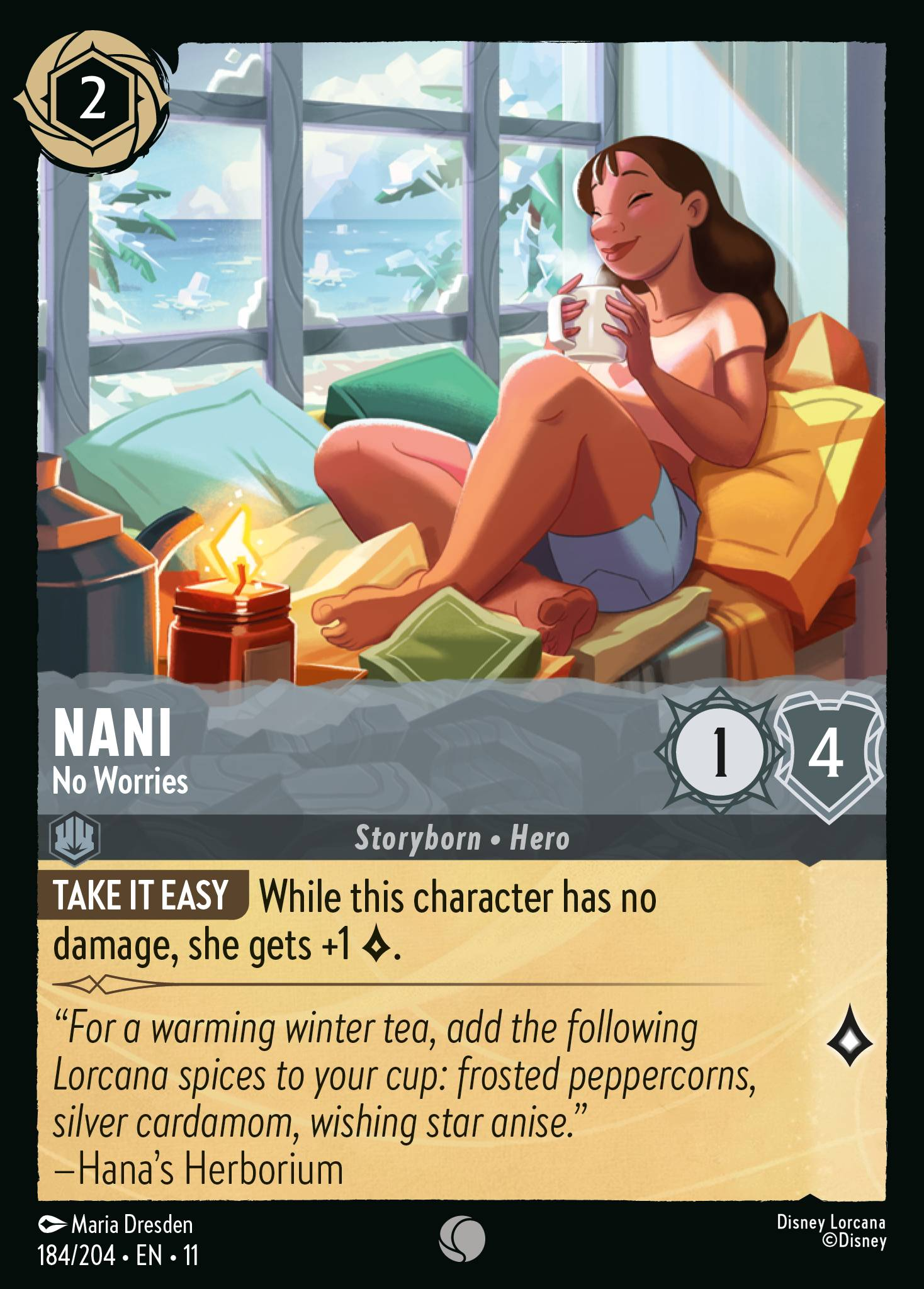 Nani - No Worries (184/204 - Winterspell)  Common