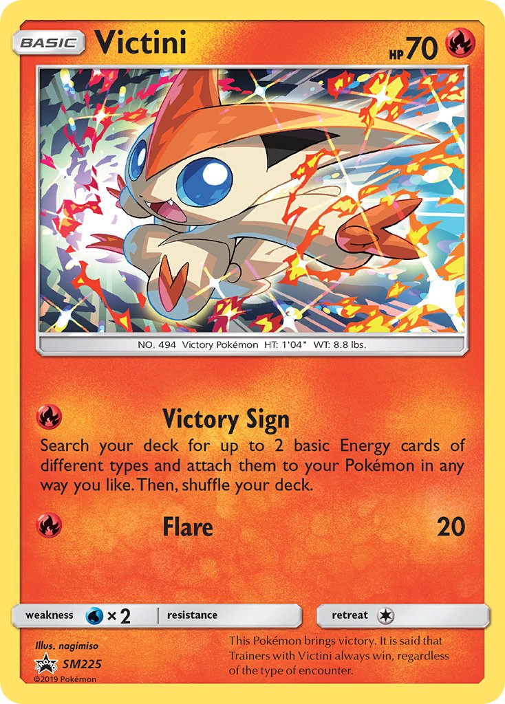 Victini - SM225 (SM:PR) Promo - Near Mint Holofoil