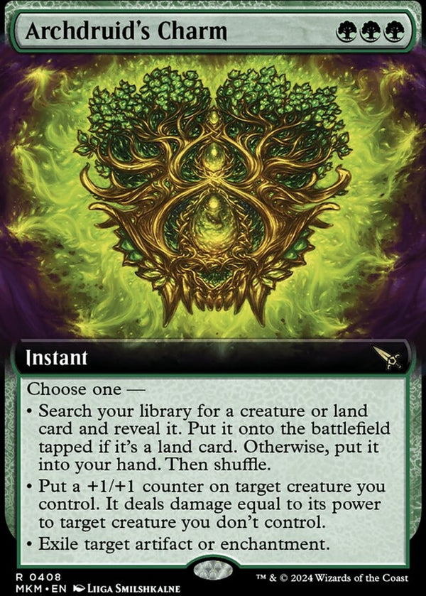 Archdruid's Charm [#0408 Extended Art] (MKM-R)