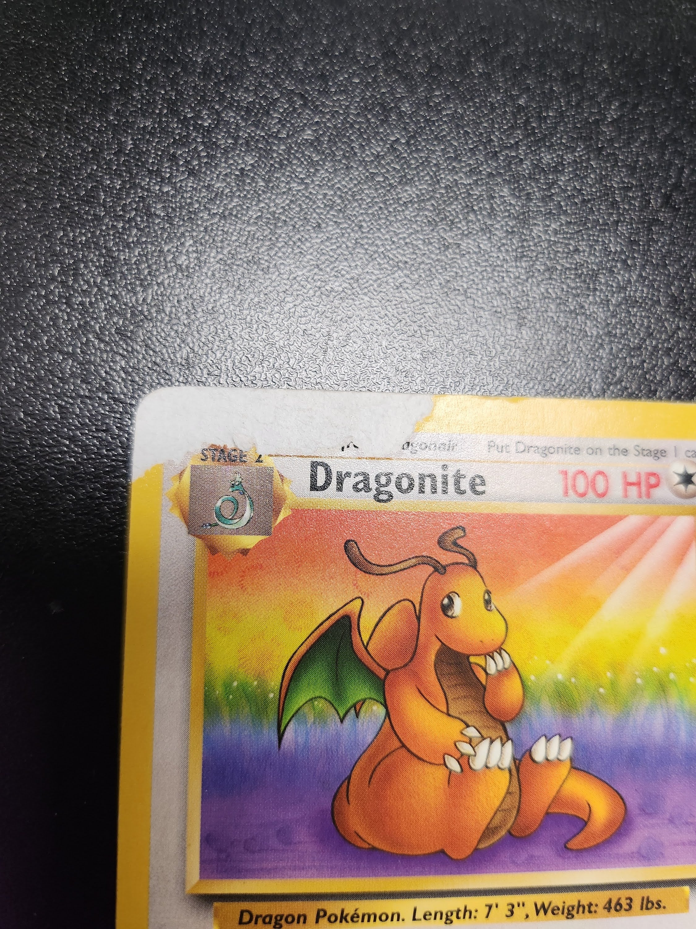 Dragonite  - 19/62 (FO) Rare - Damaged Unlimited