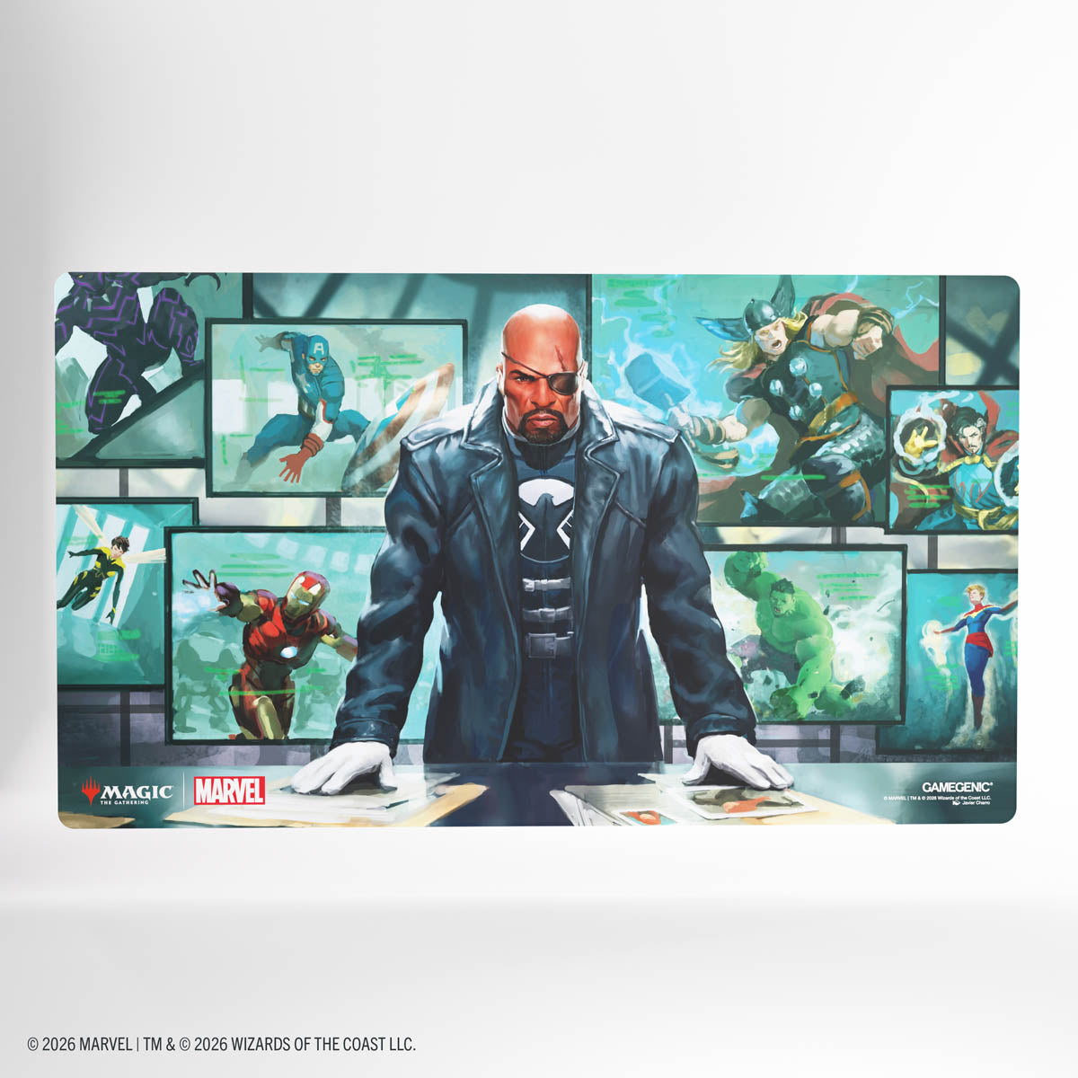 GameGenic: Prime Playmat - MTG: Marvel Super Heroes - Director Nick Fury