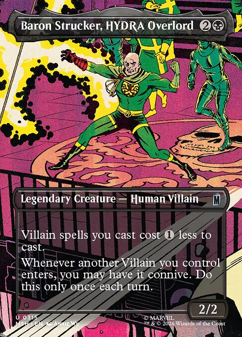 Baron Strucker, HYDRA Overlord [ #0315 Borderless Scene ] (MSH-U)