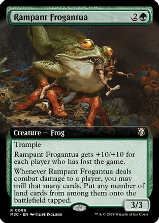 Rampant Frogantua [#0066 Extended Art] (M3C-R)