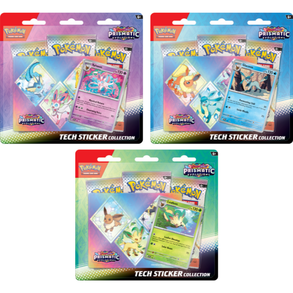 Pokemon TCG: S&V08.5 Prismatic Evolutions - Tech Sticker Collection