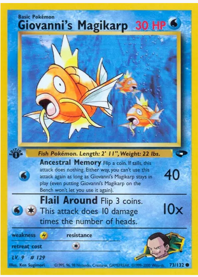 Giovanni's Magikarp (73/132) 1st Edition