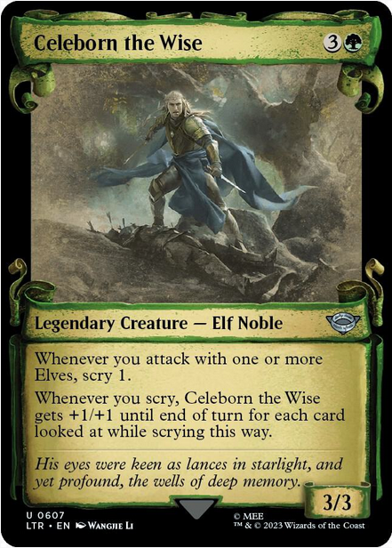 Celeborn the Wise [#0607 Showcase Scrolls] (LTR-U)
