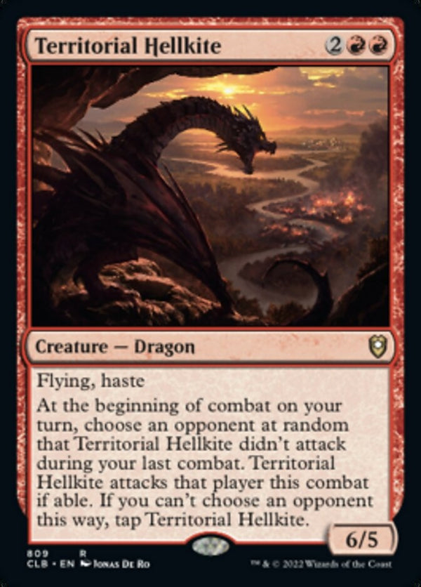 Territorial Hellkite [#809 Commander Decks] (CLB-R)