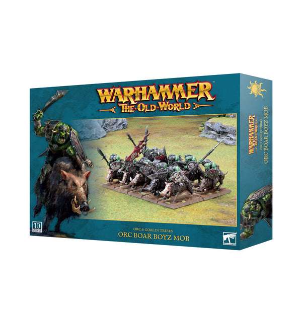 Warhammer The Old World: Orc & Goblin Tribes - Orc Boar Boyz Mobs (Release Date: 05.04.24)