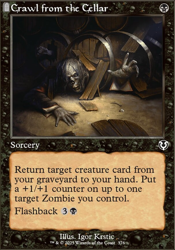 Crawl from the Cellar [ #0376 Retro Frame ] (INR-C-FOIL)
