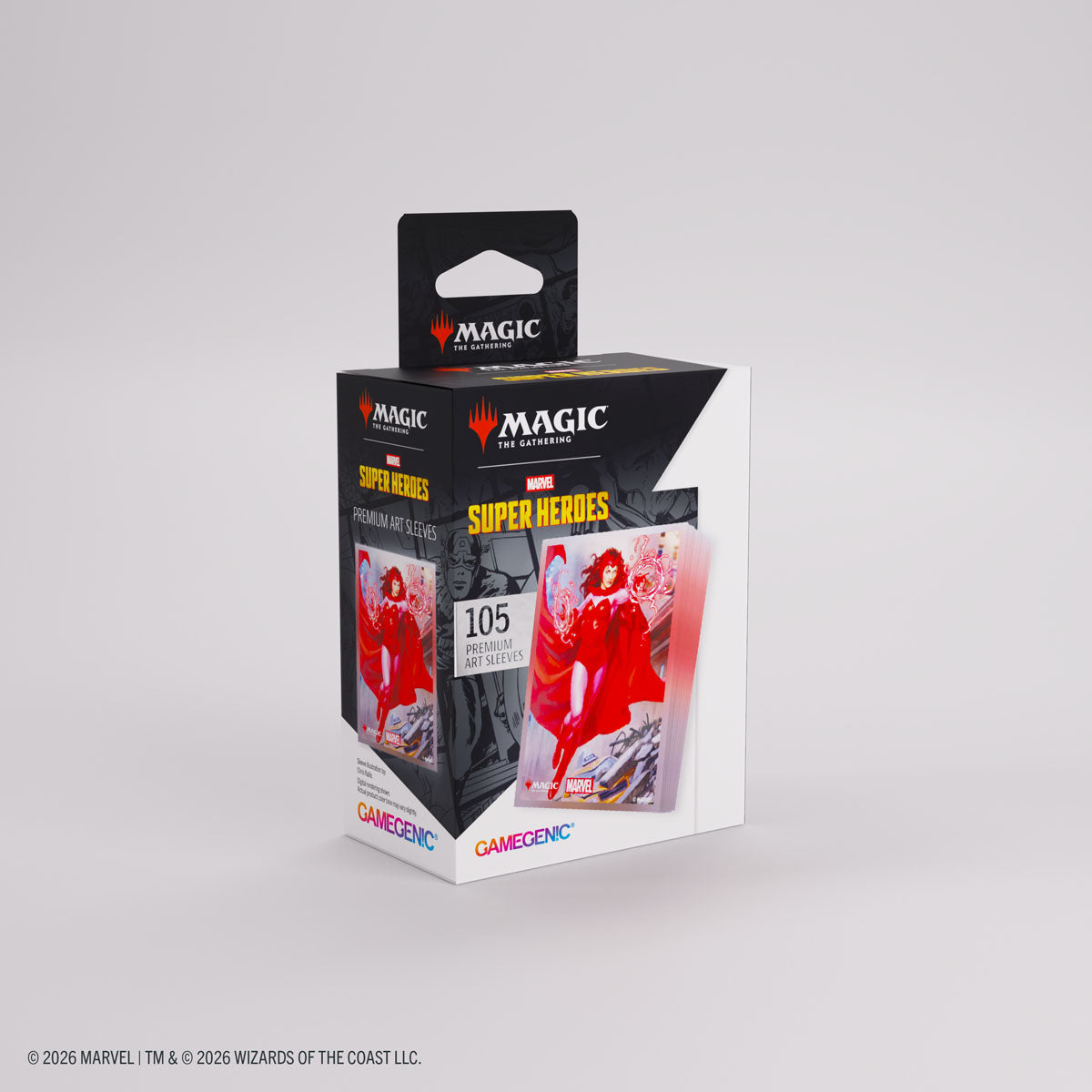 GameGenic: Premium Art Sleeves - MTG: Marvel Super Heroes - The Scarlet Witch
