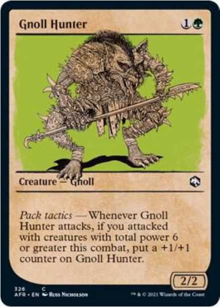 Gnoll Hunter [#326 Showcase] (AFR-C-FOIL)