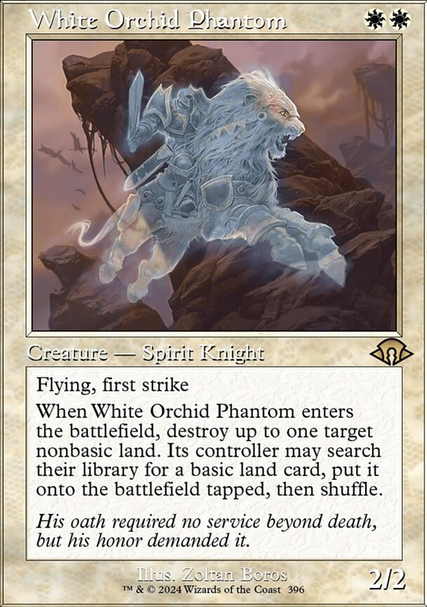 White Orchid Phantom [#0396 Retro Frame] (MH3-R)