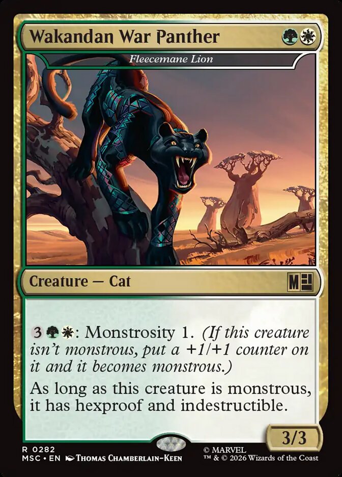 Wakandan War Panther - Fleecemane Lion [ #0282 ] (MSC-R)