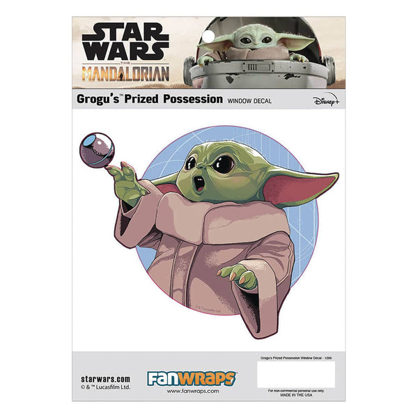 SW GROGU PRIZED POSSESSION WINDOW DECAL