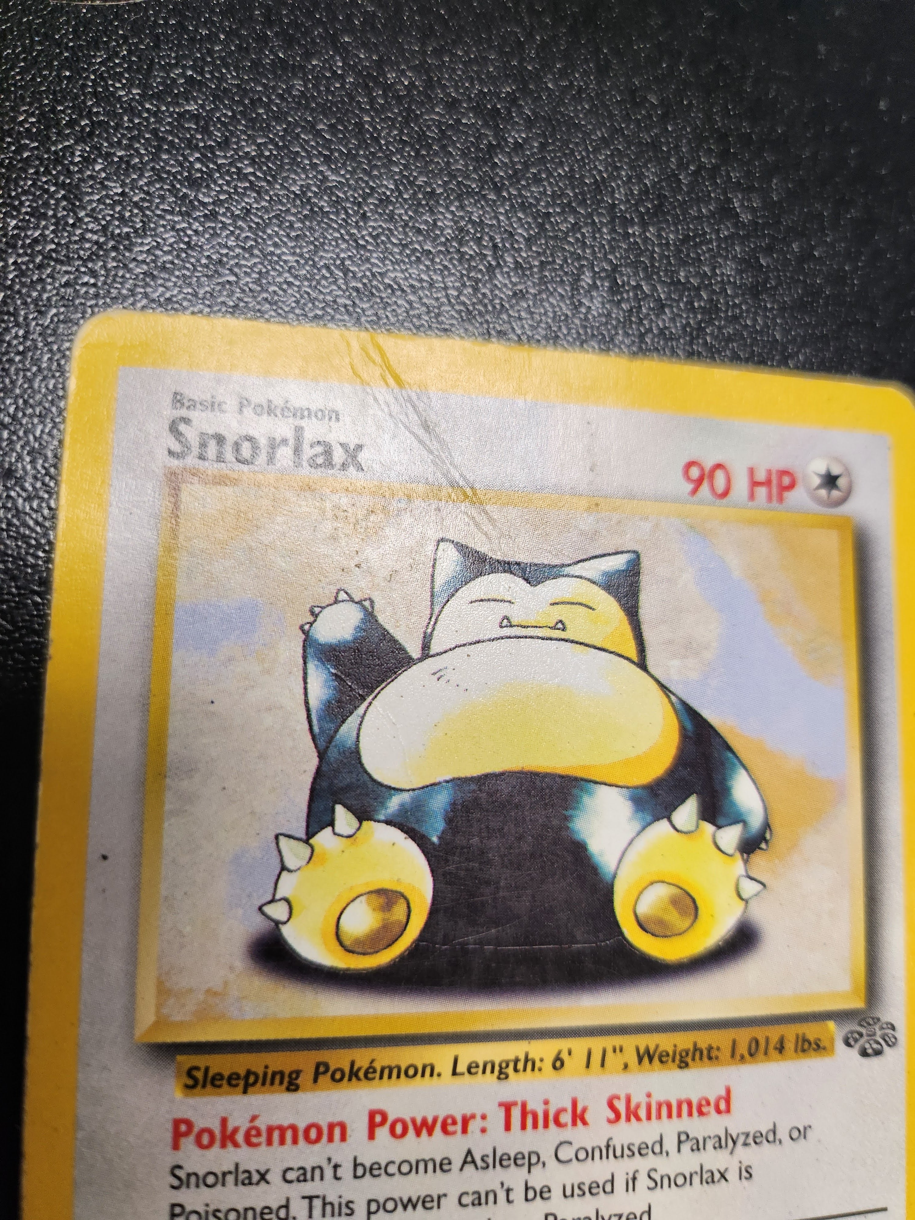 Snorlax  - 27/64 (JU) Rare - Damaged Unlimited
