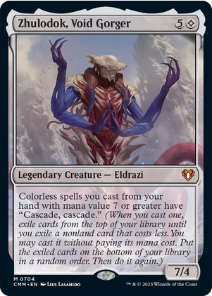 Zhulodok, Void Gorger [#0704 Commanders] (CMM-M-FOIL) Light Play