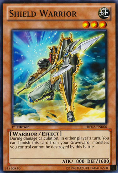 Shield Warrior (BP02-EN066) Common - Near Mint 1st Edition