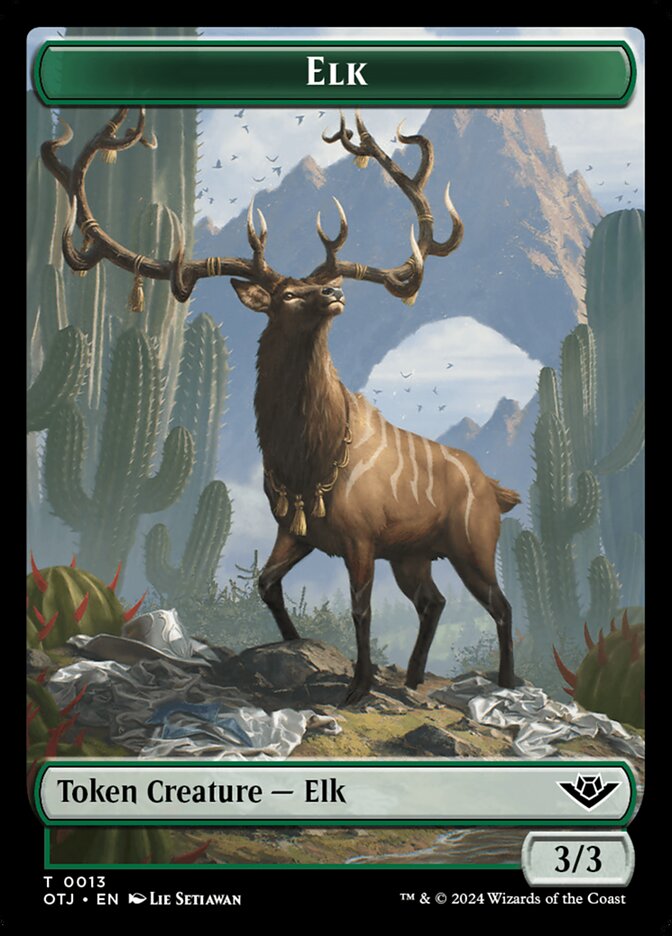 Treasure Token [#0018] // Elk Token [#0013] (OTJ-T)