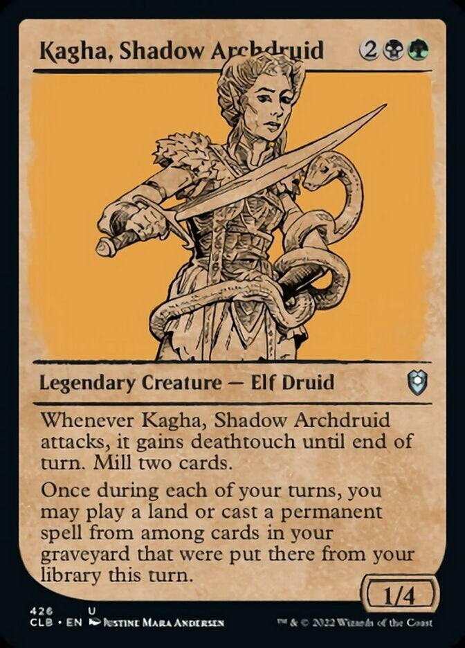 Kagha, Shadow Archdruid [#426 Showcase] (CLB-U)
