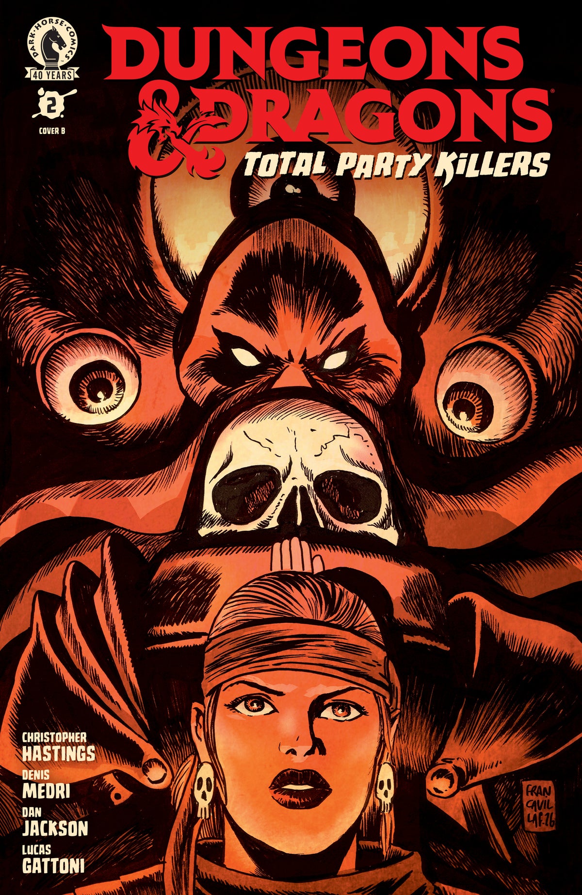 Dungeons & Dragons: Total Party Killers #2 (CVR B) (Francesco Francavilla))