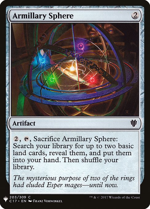 Armillary Sphere [Mystery Booster #1545] (C17-C)