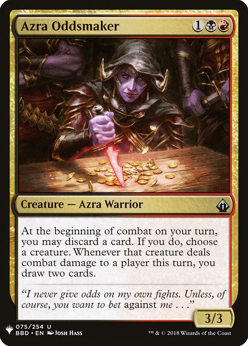 Azra Oddsmaker [Mystery Booster #1394] (BBD-U)