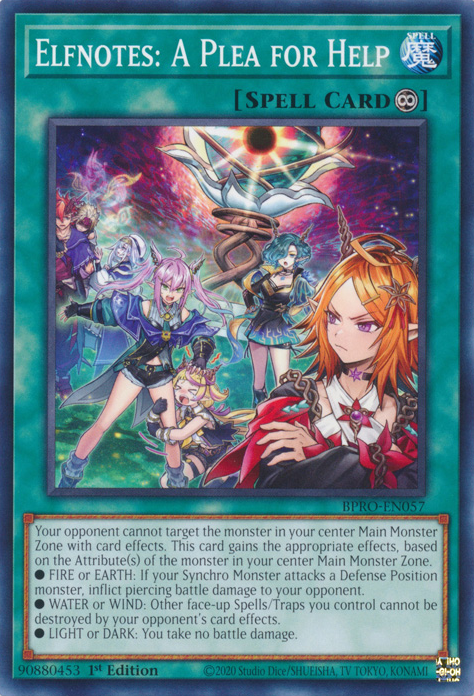Elfnotes: A Plea for Help (BPRO-EN057)