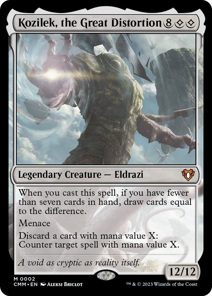 Kozilek, the Great Distortion [#0002] (CMM-M) Light Play