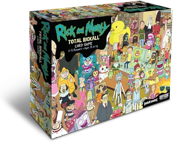 Rick and Morty: Total Rickall Co-Op Card Game (USED)