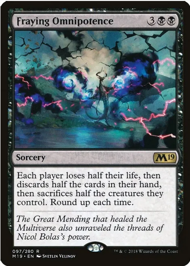 Fraying Omnipotence (M19-R)