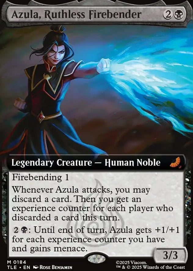 Azula, Ruthless Firebender [ #0184 Extended Art ] (TLE-M)