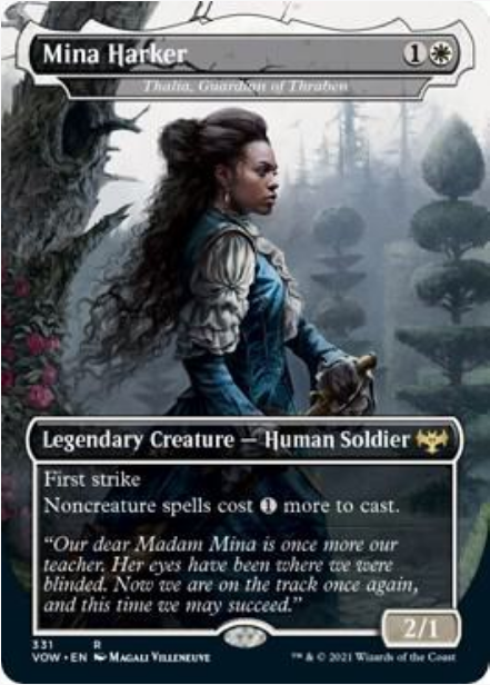 Mina Harker [#331 Dracula Series: Thalia, Guardian of Thraben] (VOW-R-FOIL)