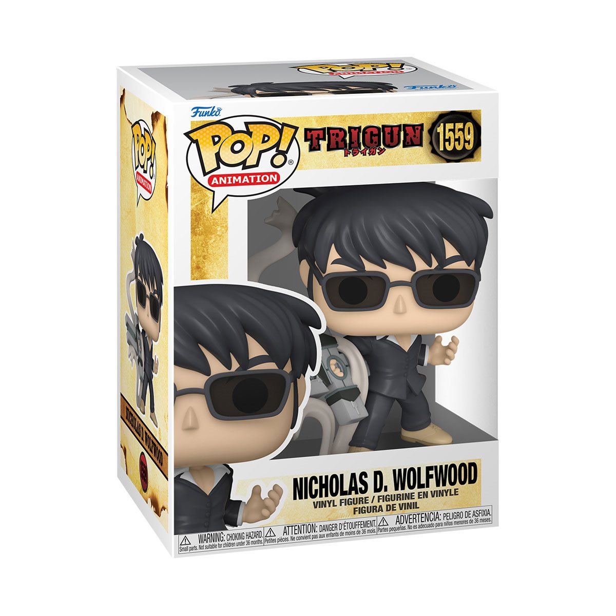 POP Figure: Trigun #1559 - Nicholas D. Wolfwood