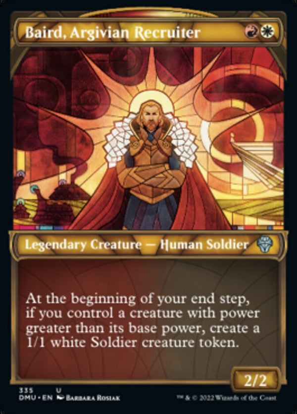 Baird, Argivian Recruiter [#335 Textured FOIL] (DMU-U)