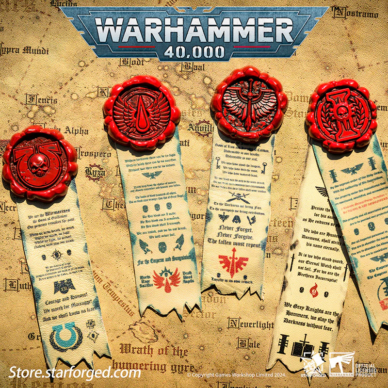 Starforged: Warhammer 40K - Purity Seals: Set 2 [Dark Angels, Ultramarines, Blood Angels, Grey Knights]