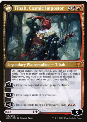 Valki, God of Lies // Tibalt, Cosmic Impostor (KHM-M-LIST)