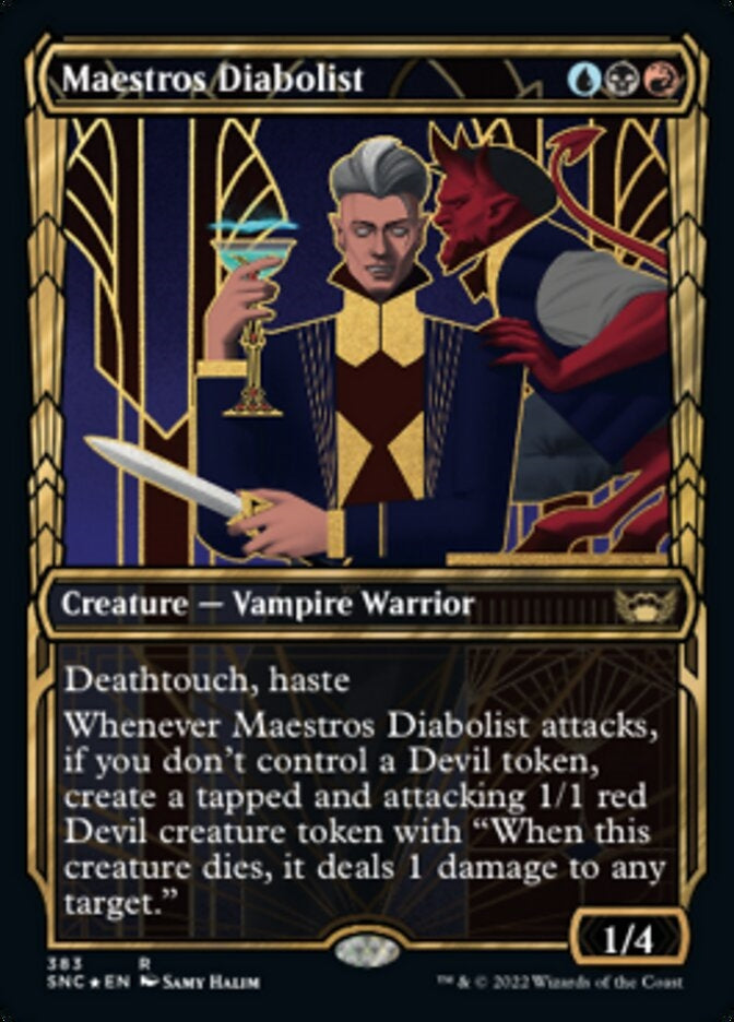 Maestros Diabolist [ #383 Gilded Foil ] (SNC-R)
