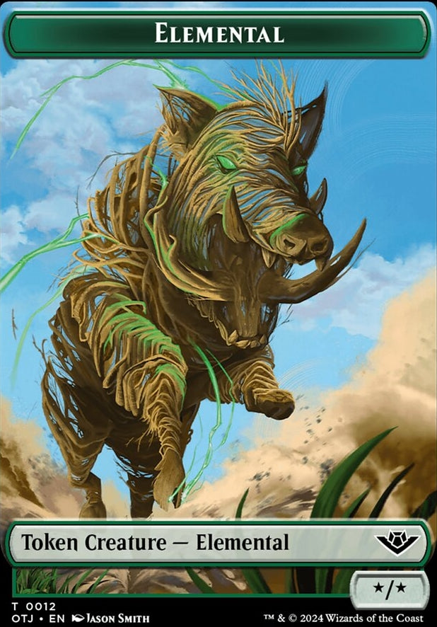 Elemental Token [#0012] (OTJ-T)