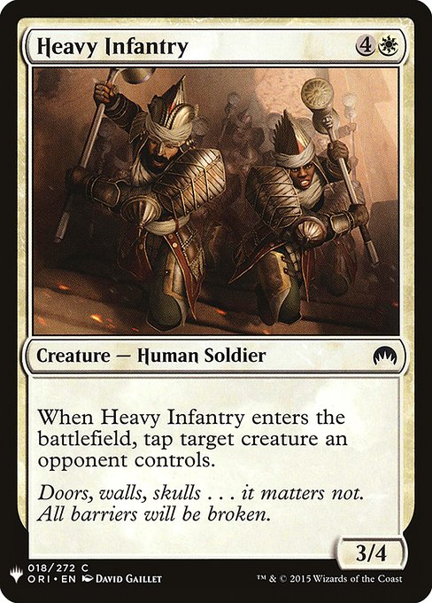 Heavy Infantry [Mystery Booster #0135] (ORI-C)