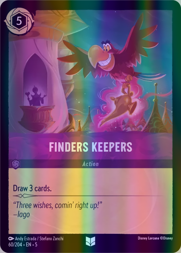 Finders Keepers (Shimmering Skies 060/204) Uncommon - Near Mint Cold Foil