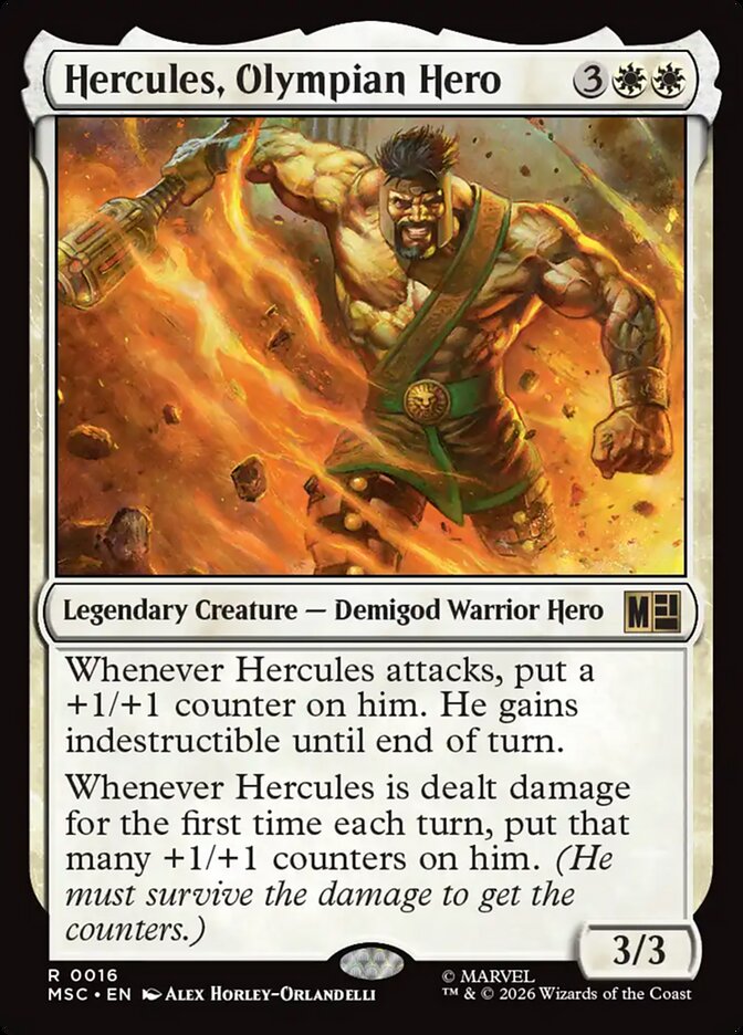 Hercules, Olympian Hero [ #0016 Surge Foil ] (MSC-R)