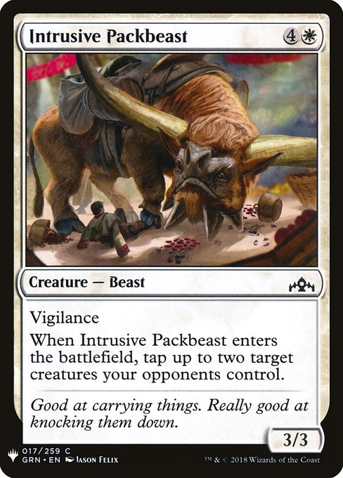 Intrusive Packbeast [Mystery Booster #0141] (GRN-C)