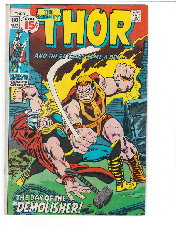 Thor (1966 Series) #192 (7.0) 2nd Durok The Demolisher