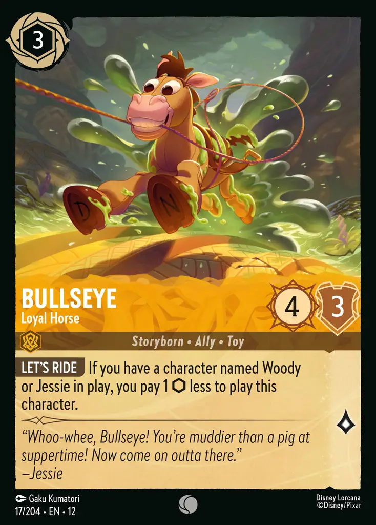 Bullseye - Loyal Horse (017/204 - Wilds Unknown) Common